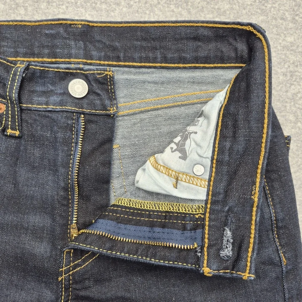 Levis 519 Jeans Mens 30x34 Hi-Ball Extreme Skinny Dark Stretch Denim Grunge
